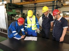德国专家到山东能源重装集团乾元公司交流二十辊轧机板型仪项目