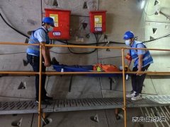 中铁五局合肥地铁2号线东延1标项目开展隧道坍塌应急救援演练